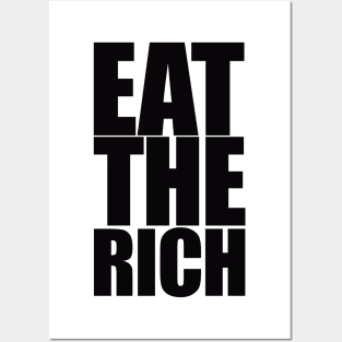 Eat The Rich, Black Posters and Art